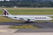 Qatar Amiri Flight Airbus A340-211 (A7-HHK) at  Dusseldorf - International, Germany