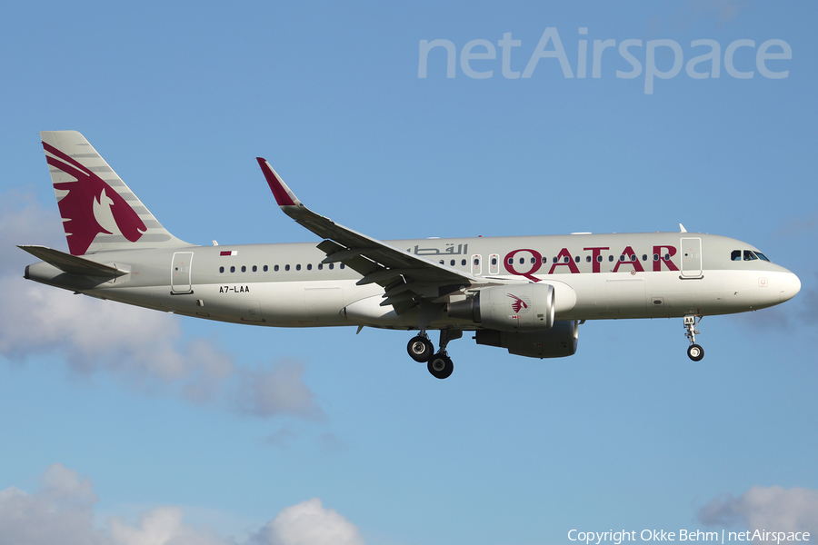 Qatar Airways Airbus A320-214 (A7-LAA) | Photo 175177