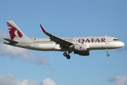 Qatar Airways Airbus A320-214 (A7-LAA) at  Hamburg - Fuhlsbuettel (Helmut Schmidt), Germany