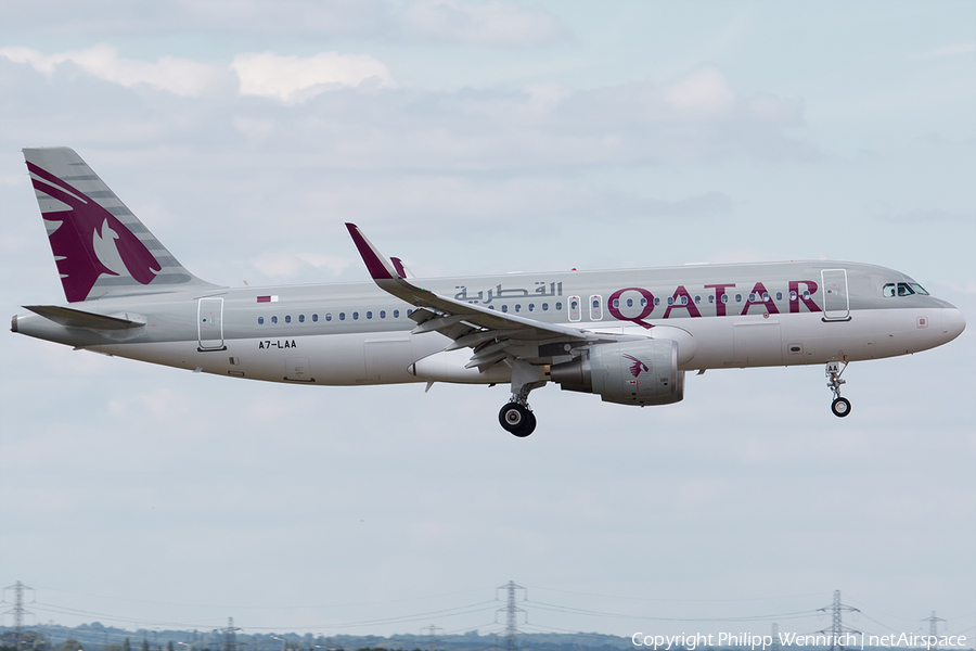 Qatar Airways Airbus A320-214 (A7-LAA) | Photo 194125