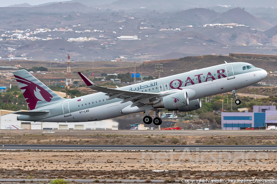 Qatar Airways Airbus A320-214 (A7-LAD) | Photo 194049