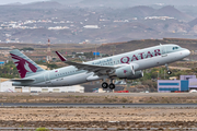 Qatar Airways Airbus A320-214 (A7-LAD) at  Tenerife Sur - Reina Sofia, Spain
