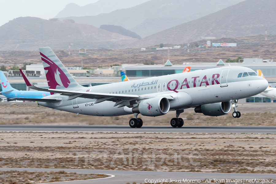Qatar Airways Airbus A320-214 (A7-LAD) | Photo 194217
