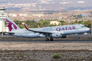 Qatar Airways Airbus A320-214 (A7-LAF) at  Tenerife Sur - Reina Sofia, Spain