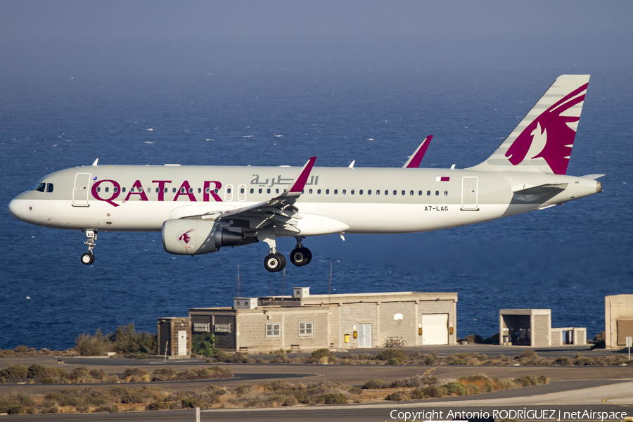 Qatar Airways Airbus A320-214 (A7-LAG) | Photo 191779