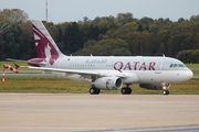 Qatar Amiri Flight Airbus A319-133X CJ (A7-MED) at  Hamburg - Fuhlsbuettel (Helmut Schmidt), Germany
