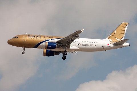 Gulf Air Airbus A320-214 (A9C-AK) at  Dubai - International, United Arab Emirates