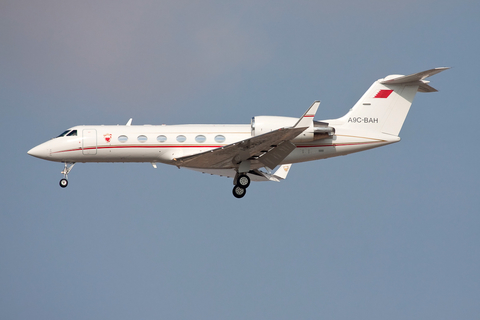 Bahrain Amiri Flight Gulfstream G-IV (A9C-BAH) at  Dubai - International, United Arab Emirates