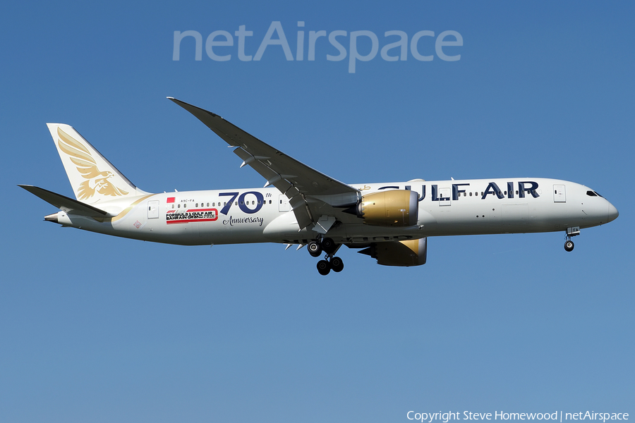 Gulf Air Boeing 787-9 Dreamliner (A9C-FA) | Photo 472170