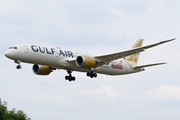 Gulf Air Boeing 787-9 Dreamliner (A9C-FB) at  London - Heathrow, United Kingdom