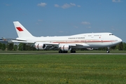 Bahrain Amiri Flight Boeing 747-4F6 (A9C-HAK) at  Hamburg - Fuhlsbuettel (Helmut Schmidt), Germany