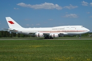 Bahrain Amiri Flight Boeing 747-4F6 (A9C-HAK) at  Hamburg - Fuhlsbuettel (Helmut Schmidt), Germany