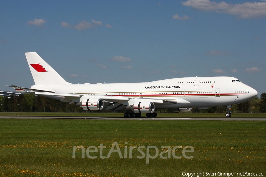 Bahrain Amiri Flight Boeing 747-4F6 (A9C-HAK) | Photo 107664