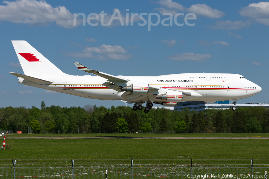 Bahrain Amiri Flight Boeing 747-4F6 (A9C-HAK) | Photo 108228