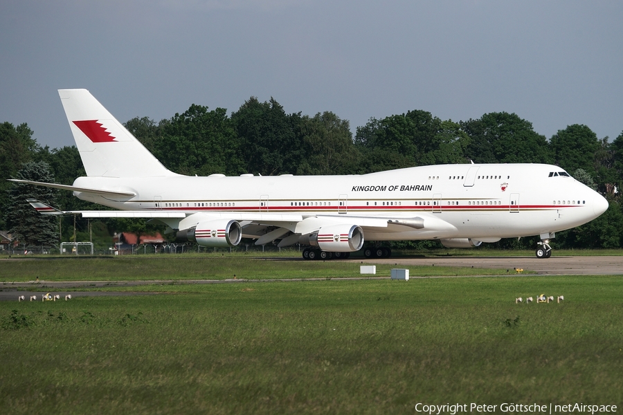 Bahrain Amiri Flight Boeing 747-4F6 (A9C-HAK) | Photo 110432