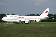 Bahrain Amiri Flight Boeing 747-4F6 (A9C-HAK) at  Hamburg - Fuhlsbuettel (Helmut Schmidt), Germany