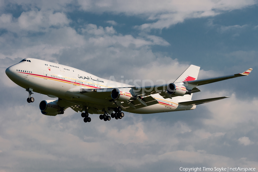 Bahrain Amiri Flight Boeing 747-4F6 (A9C-HAK) | Photo 110476