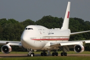 Bahrain Amiri Flight Boeing 747-4F6 (A9C-HAK) at  Hamburg - Fuhlsbuettel (Helmut Schmidt), Germany