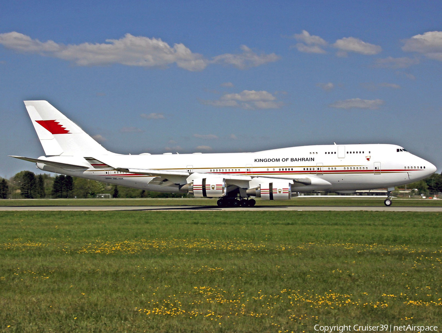 Bahrain Amiri Flight Boeing 747-4F6 (A9C-HAK) | Photo 159272