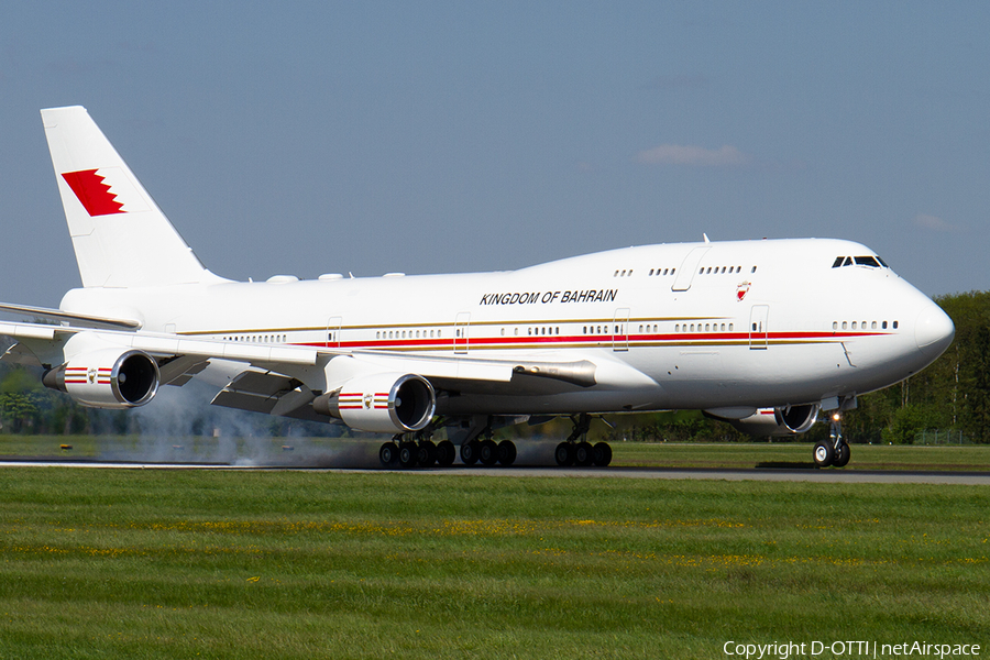 Bahrain Amiri Flight Boeing 747-4F6 (A9C-HAK) | Photo 556390