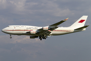 Bahrain Amiri Flight Boeing 747-4F6 (A9C-HAK) at  Hamburg - Fuhlsbuettel (Helmut Schmidt), Germany