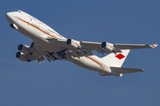 Bahrain Amiri Flight Boeing 747-4F6 (A9C-HAK) at  Gran Canaria, Spain