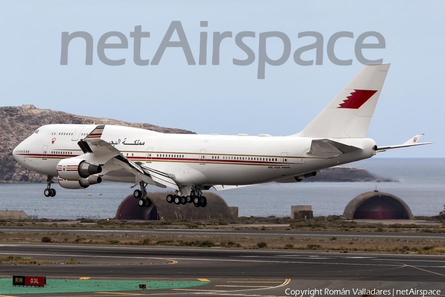 Bahrain Amiri Flight Boeing 747-4F6 (A9C-HAK) | Photo 336194