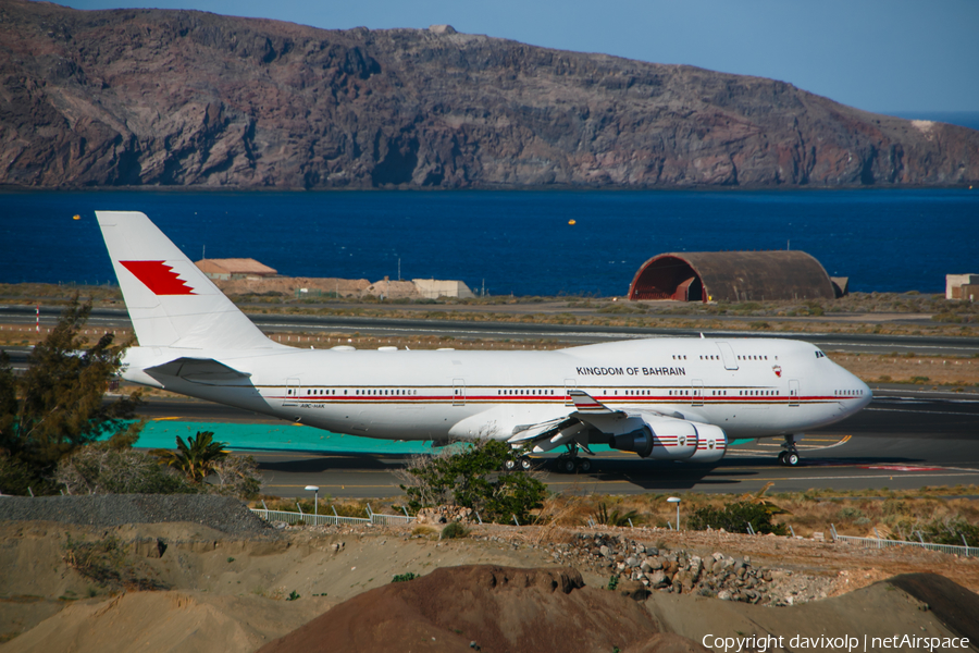 Bahrain Amiri Flight Boeing 747-4F6 (A9C-HAK) | Photo 365408