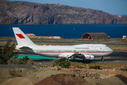 Bahrain Amiri Flight Boeing 747-4F6 (A9C-HAK) at  Gran Canaria, Spain