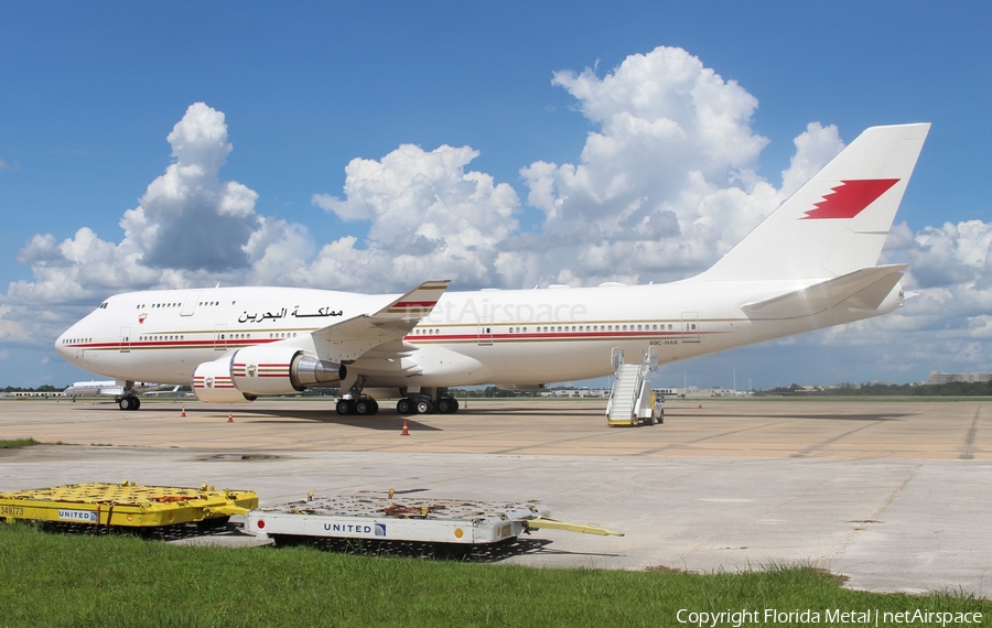 Bahrain Amiri Flight Boeing 747-4F6 (A9C-HAK) | Photo 296382