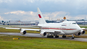 Bahrain Amiri Flight Boeing 747SP-Z5 (A9C-HAK) at  Hamburg - Fuhlsbuettel (Helmut Schmidt), Germany