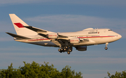 Bahrain Amiri Flight Boeing 747SP-Z5 (A9C-HAK) at  Hamburg - Fuhlsbuettel (Helmut Schmidt), Germany