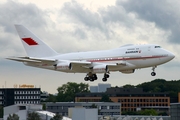 Bahrain Amiri Flight Boeing 747SP-Z5 (A9C-HAK) at  Hamburg - Fuhlsbuettel (Helmut Schmidt), Germany