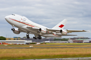Bahrain Amiri Flight Boeing 747SP-Z5 (A9C-HAK) at  Hamburg - Fuhlsbuettel (Helmut Schmidt), Germany