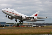 Bahrain Amiri Flight Boeing 747SP-Z5 (A9C-HAK) at  Hamburg - Fuhlsbuettel (Helmut Schmidt), Germany