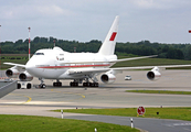 Bahrain Amiri Flight Boeing 747SP-Z5 (A9C-HAK) at  Hamburg - Fuhlsbuettel (Helmut Schmidt), Germany