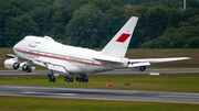 Bahrain Amiri Flight Boeing 747SP-Z5 (A9C-HAK) at  Hamburg - Fuhlsbuettel (Helmut Schmidt), Germany