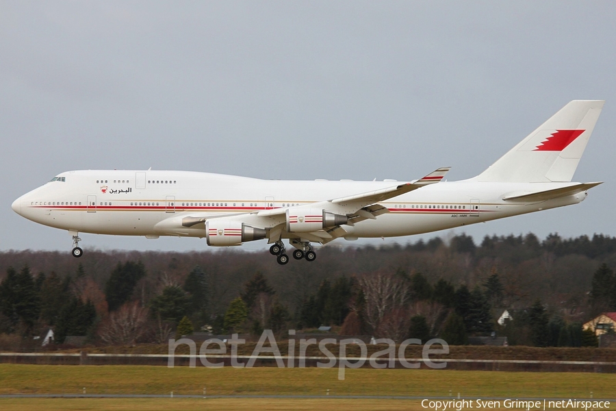 Bahrain Amiri Flight Boeing 747-4P8 (A9C-HMK) | Photo 10073