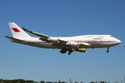 Bahrain Amiri Flight Boeing 747-4P8 (A9C-HMK) at  Hamburg - Fuhlsbuettel (Helmut Schmidt), Germany