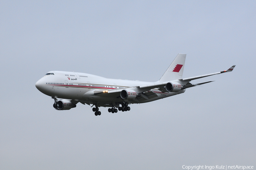 Bahrain Amiri Flight Boeing 747-4P8 (A9C-HMK) | Photo 64574