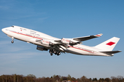 Bahrain Amiri Flight Boeing 747-4P8 (A9C-HMK) at  Hamburg - Fuhlsbuettel (Helmut Schmidt), Germany