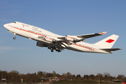 Bahrain Amiri Flight Boeing 747-4P8 (A9C-HMK) at  Hamburg - Fuhlsbuettel (Helmut Schmidt), Germany