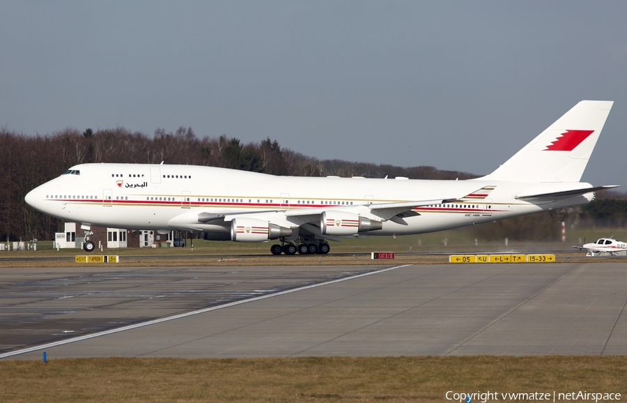 Bahrain Amiri Flight Boeing 747-4P8 (A9C-HMK) | Photo 75343