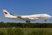 Bahrain Amiri Flight Boeing 747-4P8 (A9C-HMK) at  Hamburg - Fuhlsbuettel (Helmut Schmidt), Germany