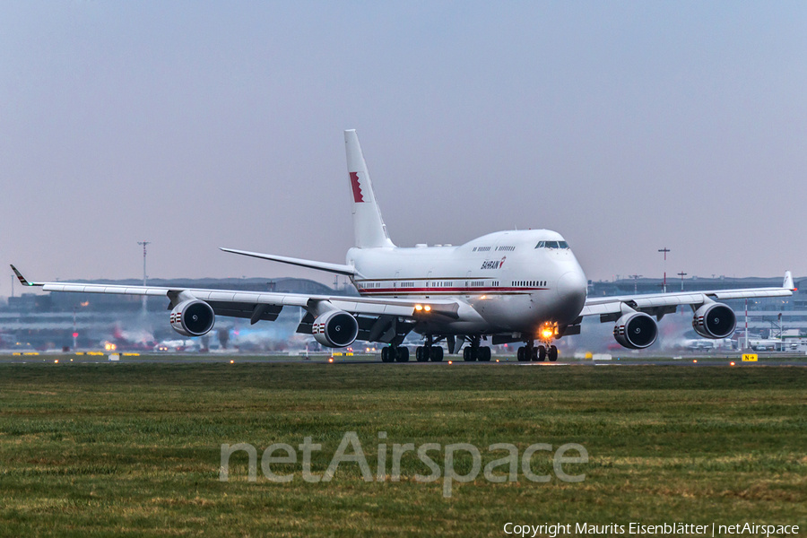 Bahrain Amiri Flight Boeing 747-4P8 (A9C-HMK) | Photo 93484