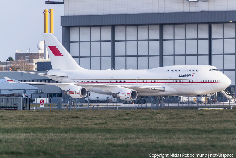 Bahrain Amiri Flight Boeing 747-4P8 (A9C-HMK) | Photo 251364