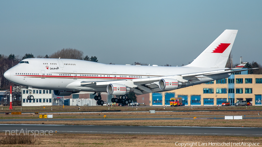 Bahrain Amiri Flight Boeing 747-4P8 (A9C-HMK) | Photo 414345