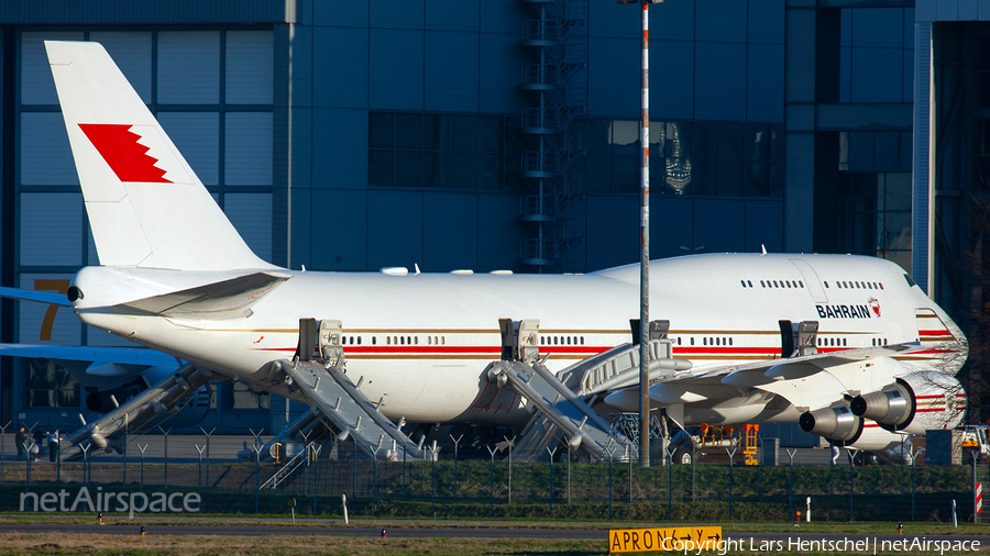 Bahrain Amiri Flight Boeing 747-4P8 (A9C-HMK) | Photo 414520