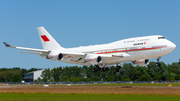 Bahrain Amiri Flight Boeing 747-4P8 (A9C-HMK) at  Hamburg - Fuhlsbuettel (Helmut Schmidt), Germany