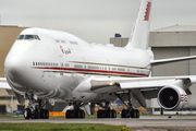 Bahrain Amiri Flight Boeing 747-4P8 (A9C-HMK) at  London - Heathrow, United Kingdom